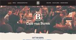 Desktop Screenshot of cafevanburen.nl
